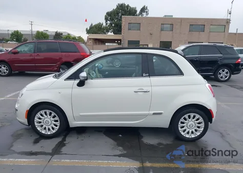 2012 Fiat 500C Lounge from USA, damaged, VIN 3C3CFFER3CT237311